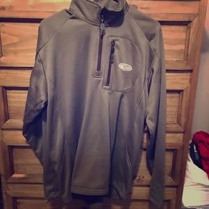 Men’s half- zip drake pullover